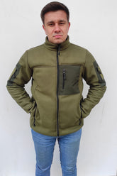 Mysia 7 cepli haki turuncu polar